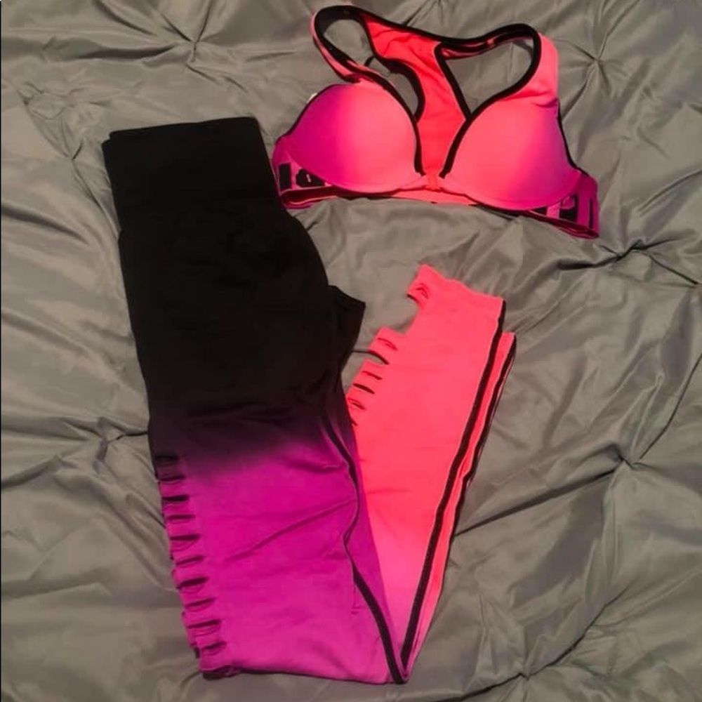 Pink workout set